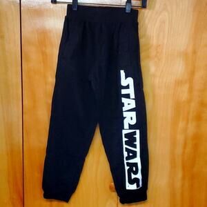 Star Wars joggers black white small sweatpants *